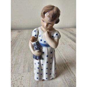Royal Copenhagen 146 girl pajamas doll figurine Denmark vintage statue